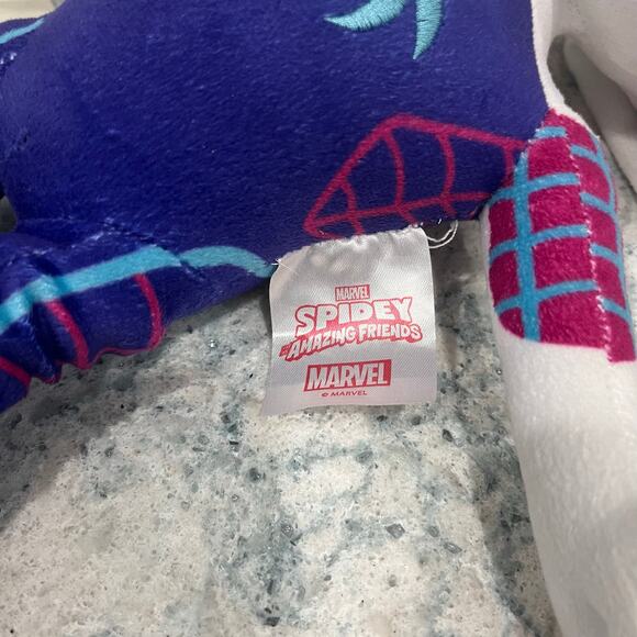 Marvel Ghost Spider Spidey Amazing Friends Gwen 14" Plush - Picture 5 of 6